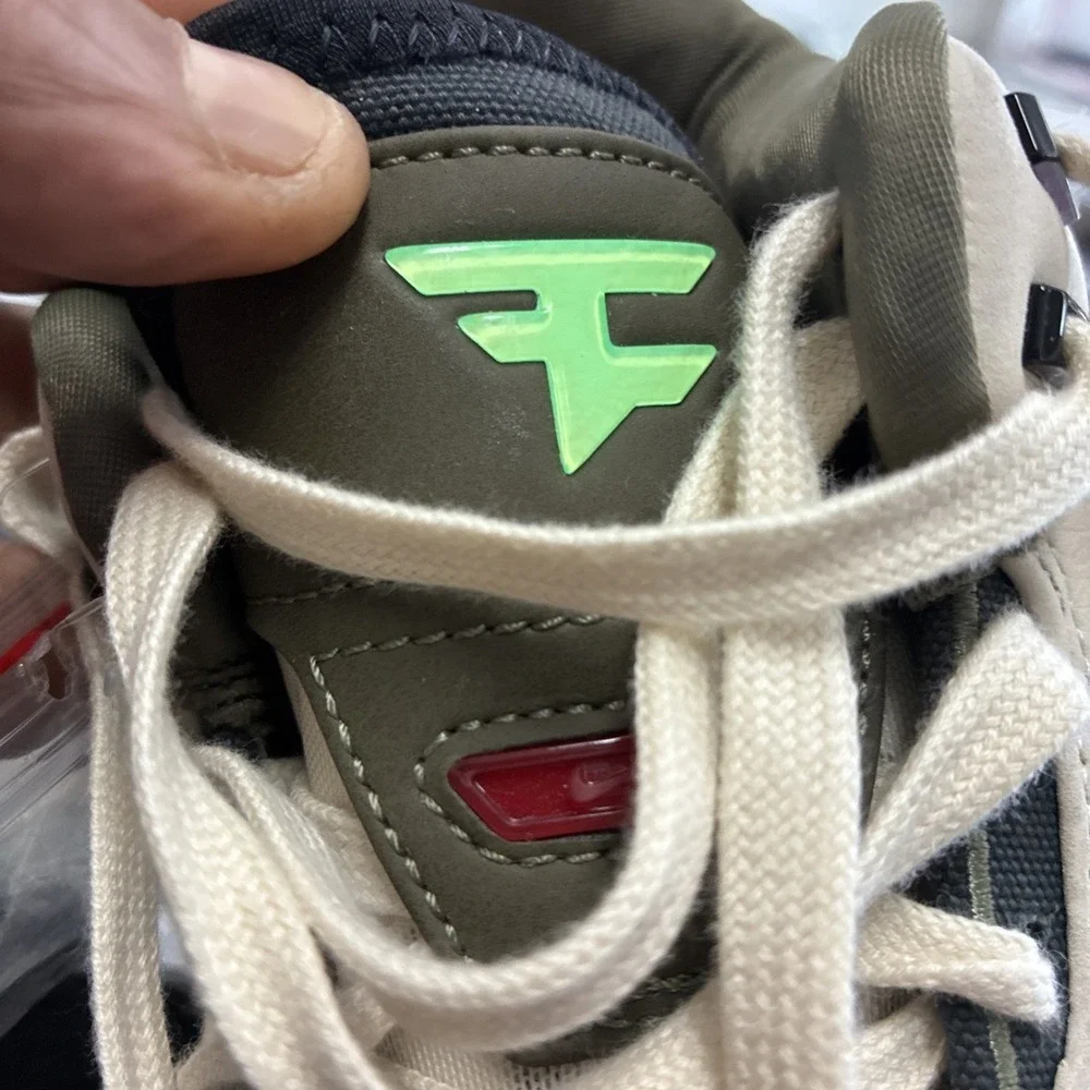 FaZe Clan × Nike LeBron NXXT Gen AMPD Light Cream Olive SZ 8 HF0715-200 No Box